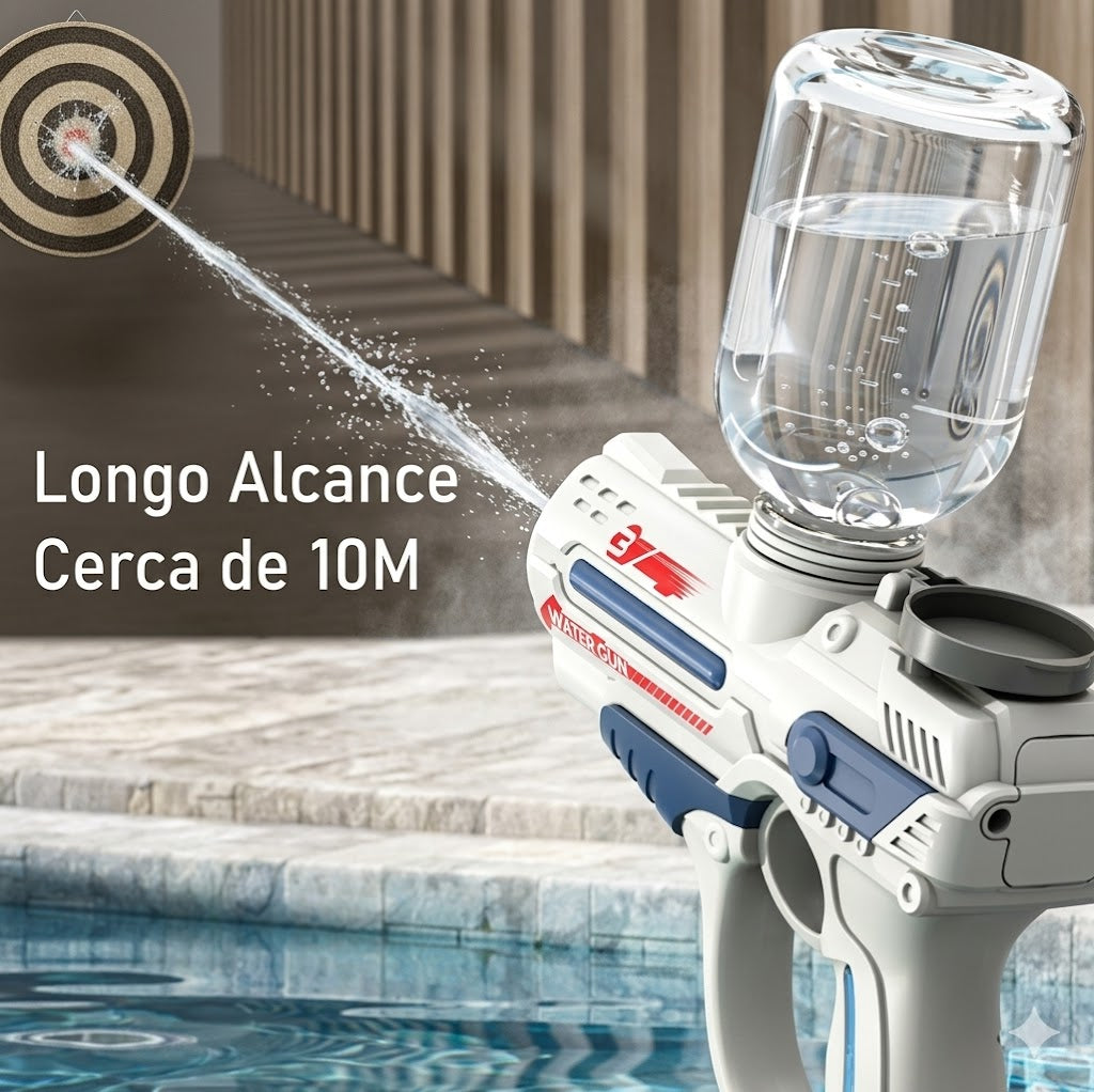 Pistola de Agua Eléctrica Automática - Disparo Rápido Sin Esfuerzo