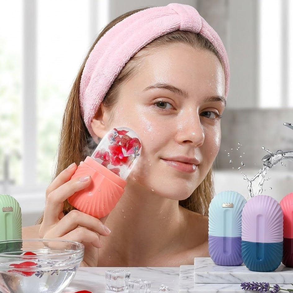 MASAJEADOR FACIAL DE SILICONA ICE FACE